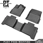 Floor Mats Liner Row 3 Pieces Set Black Tpe For Toyota Tundra Crew Max 2022-25 New. Price: $66.45.