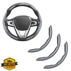 Aotoyou Carbon Fiber Steering Wheel Cover Matte Gray New. Price: $44.99.