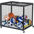 Vevor Rolling Sports Ball Storage Cart Garages Equipment Organizer Steel New. Price: $88.90.