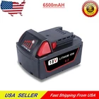 For Milwaukee M18 Lithium-ion Xc 6.5 Ah Extended Capacity Battery 48-11-1860 Us New. Price: $44.00.
