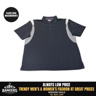 Ben Hogan Performance Polo Golf Shirt Men's Large Black Gray White Stretch 9036 Pre-owned. Price: $8.50.