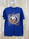 New York Islanders Shirt Mens Blue Majestic Graphic Tee Nhl Hockey Team Nwt. Price: $9.74.