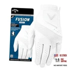 Callaway Golf Fusion Glove Medium Worn Left Hand White/silver Ladies New. Price: $32.69.