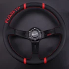 Black 14IN 350MM Deep Dish Sport Racing Drifting Aluminum Steering Wheel 6 Bolt New. Price: $35.99.