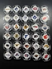 Nhl Hockey Team Logo (30) Poker Lot Fan Souvenir Collector Black Chips New. Price: $52.88.