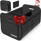 Homeve Car Trunk Organizer, Storage, Reinforced Handles, 2 Compart, Black New. Price: $34.63.