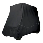 Classic Accessories Fairway Long Roof 4-PERSON Golf Cart Quick-fit Cover Black New. Price: $149.83.