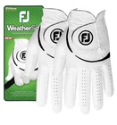 Footjoy Men Weathersof 2-PACK Golf Glove, White,left Medium,worn On Hand New. Price: $22.00.