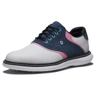 Footjoy Men's Traditions Previous Season Style Golf Shoe 10.5 White/blue/pink New. Price: $150.74.