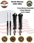Fcs Qualited Front Struts & Rear Shocks For Honda Odyssey Suspension (1995-1998) New. Price: $309.99.