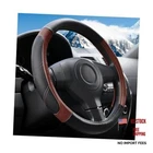 Hzel Car Steering Wheel Cover, 14.5-15" Soft Leather Vehicle Black/brown New. Price: $14.66.