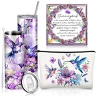 Skylety 3 Pcs Purple Hummingbird Gift For Women 20 Oz Stainless Steel Insulat... New. Price: $26.53.