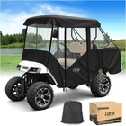 Golf Cart Enclosure 4 Passenger Universal Black 86" Roof Fit Cover - 10L0L New. Price: $89.99.