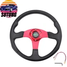 14 Inch Flat Dish Drifting Racing Steering Wheel Aluminum 6 Bolt Universal Red New. Price: $26.88.