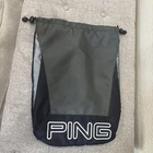 Vintage Ping Golf Shoe Bag Draw String With Zipper Compartment Inside Pre-owned. Price: $25.00.
