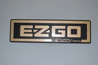 Ezgo Golf Cart 1989-2010 Black And Gold Front Name Plate 71037-G02 New. Price: $37.95.