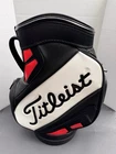 Titleist Staff Golf Bag Den Caddy Black Red White New. Price: $179.99.