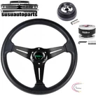 14IN Black Steering Wheel+quick Release+hub Adapter 170H For Dodge Chevrolet Gm New. Price: $79.88.