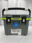 Pelican 14Q-1-DKGRYEGRN 14QT Elite Cooler Dark Gray/green Used. Price: $99.00.