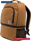 Carhartt 24 Can Two Compartment Cooler Backpack, Fully-insulated Base, New. Price: $160.30.