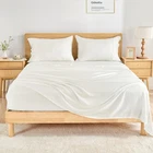 Gokotta King Size Bed Sheets 4 Piece Set, 100% Rayon Derived From Bamboo, Coo... New. Price: $137.73.