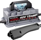 Golf Cart Charger, 48V 15A Battery For Ezgo Rxv & Txt With 3 P New. Price: $167.92.