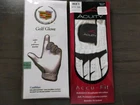2 Medium Cadillac & Acuity Golf Accufit Gloves New. Price: $14.00.