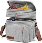 Miycoo Lunch Bag & Box For Women Men, Double Deck Leakproof Insulated Soft New. Price: $38.95.
