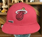 Miami Heat Nba Basketball Team Cap Hat Red Size L/xl Used. Price: $14.98.