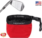 Club Scrub Red Golf Ball Cleaning Bag Waterproof Face Technology New. Price: $46.99.