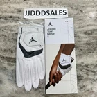 Nike Air Jordan Tour Golf Gloves Cadet Left Hand Men C-xl White Black Leather New. Price: $29.99.