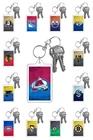 Nhl Hockey Photo Keychain Ice Rink Style Team Logo Color Splash Id Badge Clip New. Price: $8.95.