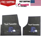 Freightliner Cascadia Rubber Front Floor Mats Set Black & Blue Fits With ... New. Price: $97.00.
