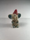 Vintage Small Rubber Old Baby Squeak Toy Circus Elephant Taiwan 3.5" White Used. Price: $14.39.