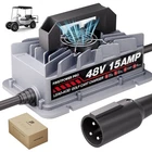 Firstpower Pro 48V 15A Golf Cart Battery Charger With 3-PIN Round Plug, Fast New. Price: $94.00.