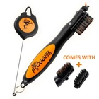 Frogger Pro Retractable Dual-bristle Club Brush/groove Cleaner Orange New. Price: $21.49.