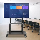 Unho Solid 32" To 80" Tv Cart Mobile Floor Stand Height Adjustable Bracket New. Price: $93.98.