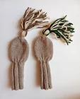 2 Lt Brown Hand Knit Golf Club Headcovers 8" Fit Putter Iron Hybrid Wedges New. Price: $32.00.