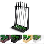 Premium Wooden Golf Putter Stand Floor Display Rack Holds 6 Club Equipment New. Price: $51.99.