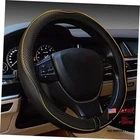 Gomass Car Steering Wheel Cover, Anti-slip, Safety, Black With Yellow Line New. Price: $35.85.