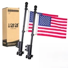 10L0L Golf Cart 2-PACK Black Stainless Steel Holders Usa Flags New. Price: $103.09.