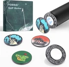 Golf Ball Marker Set With Magnetic Putter Grip Mount Accessories For Men New. Price: $33.99.