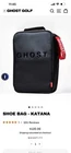 Ghost Golf Shoe Bag 13.5"L X 9"W 5"H - Pick Color New. Price: $100.00.