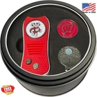 Team Golf Wisconsin Badgers Ncaa Divot Tool Cap Clip Markers Gift Set New. Price: $46.99.