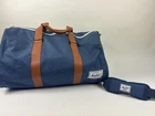 Herschel Novel Duffle Weekender Travel Bag Navy Tan Classic Shoulder Strap New. Price: $54.00.