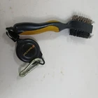 Jef World Of Golf Club Brush Black Retractable Used. Price: $9.99.