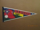 Mlb Texas Rangers Vintage 1998 Hat Bat & Team Logo Baseball Pennant New. Price: $17.00.