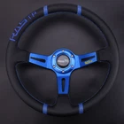 Blue 14IN 350MM Deep Dish Sport Racing Drifting Steering Wheel Aluminum 6 Bolt New. Price: $35.55.