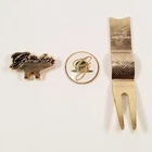 The Greenbrier - Magnetic Ball Marker & Hat Clip / Divot Tool Golf Accessories Used. Price: $24.95.