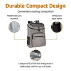 Amazon Basics Insulated Cooler Backpack, Leak-proof, Gray Used. Price: $41.52.